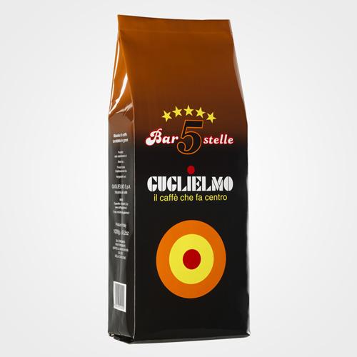 5 grains de café Star Bar 1 Kg Guglielmo