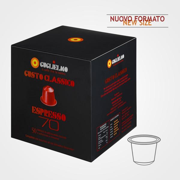 Kaffeekapseln Nespresso* kompatibel Red 70 50 cps