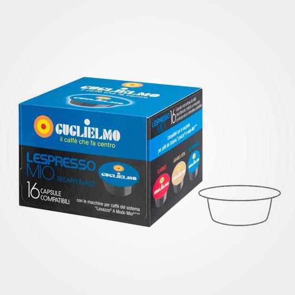 Caffé capsule compatibili A modo mio LespressoMio Decaffeinato 16 capsule